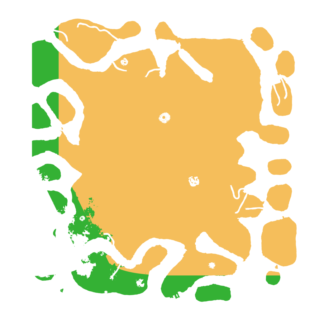 Biome Rust Map: Procedural Map, Size: 4500, Seed: 123456