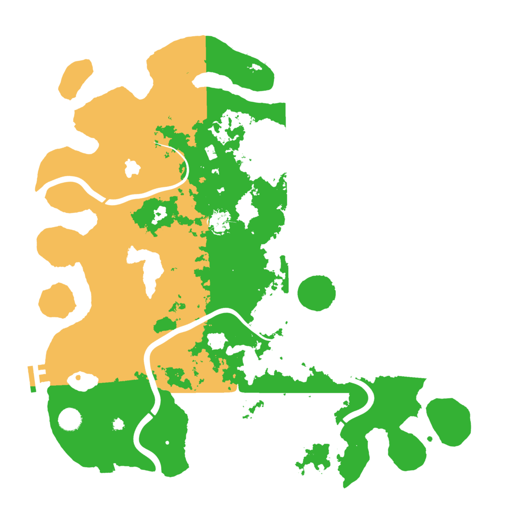 Biome Rust Map: Procedural Map, Size: 4000, Seed: 12527122