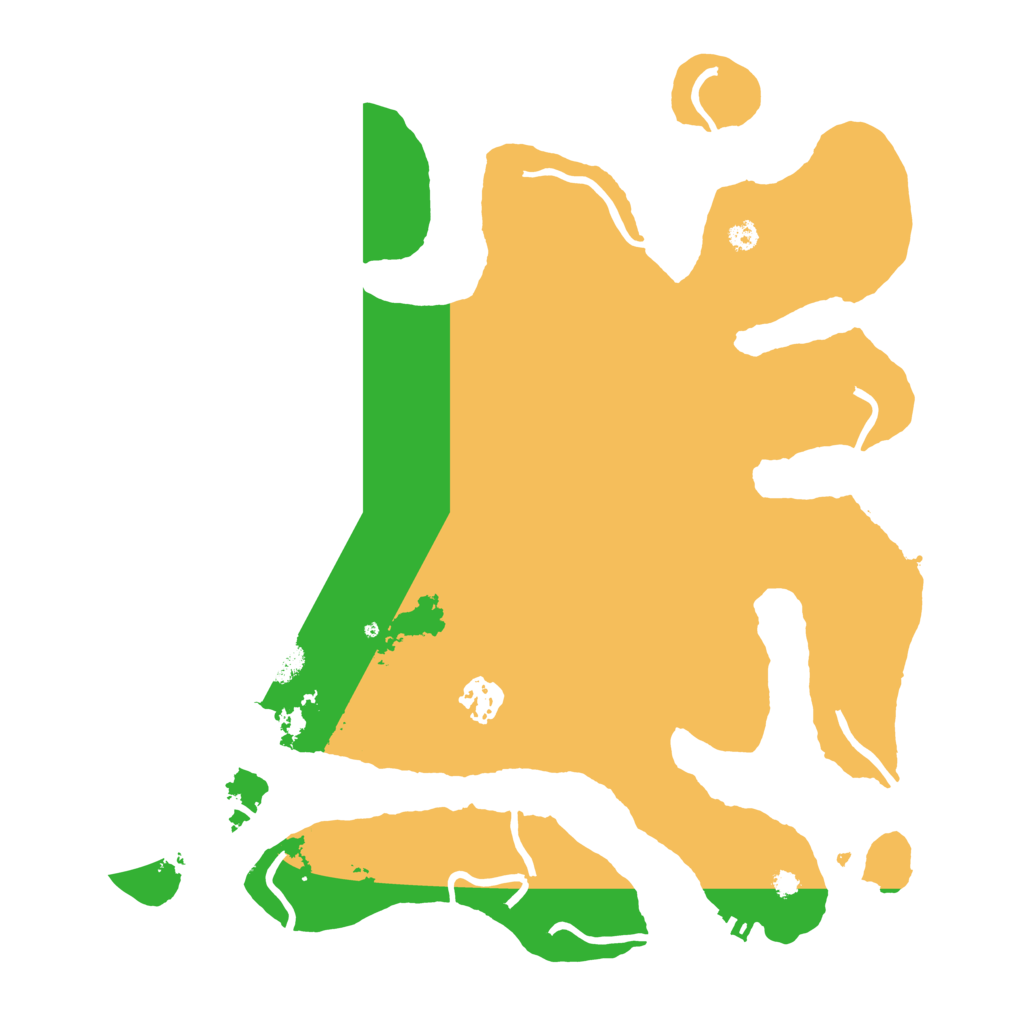 Biome Rust Map: Procedural Map, Size: 3550, Seed: 536785