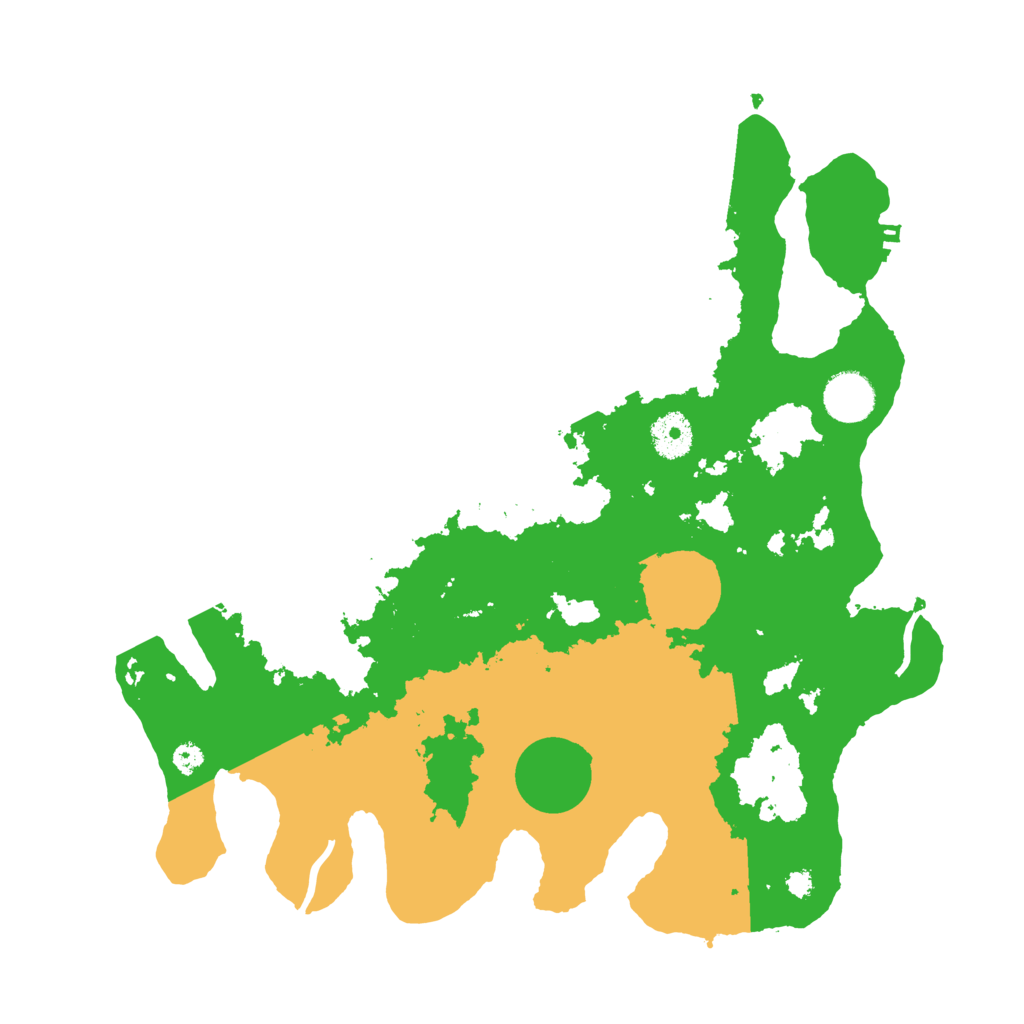 Biome Rust Map: Procedural Map, Size: 3550, Seed: 901159