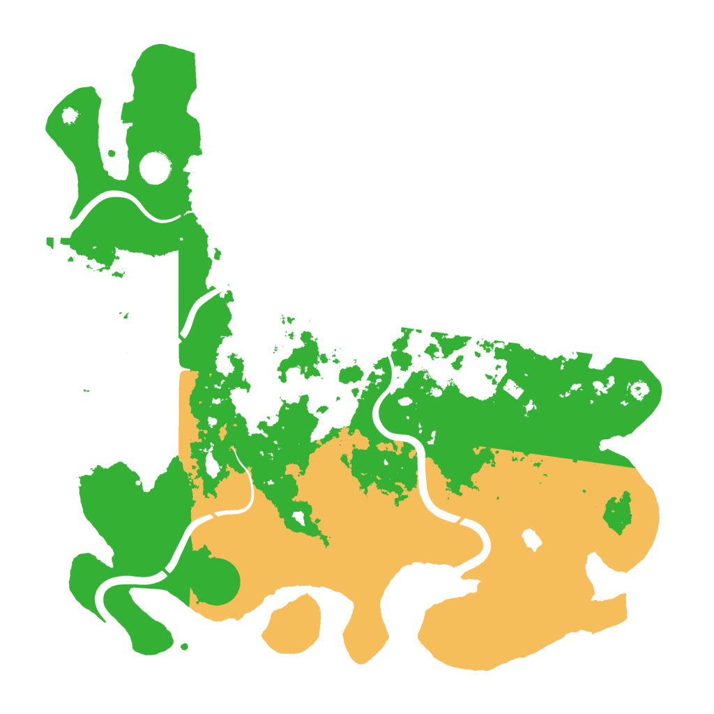 Biome Rust Map: Procedural Map, Size: 4000, Seed: 291282