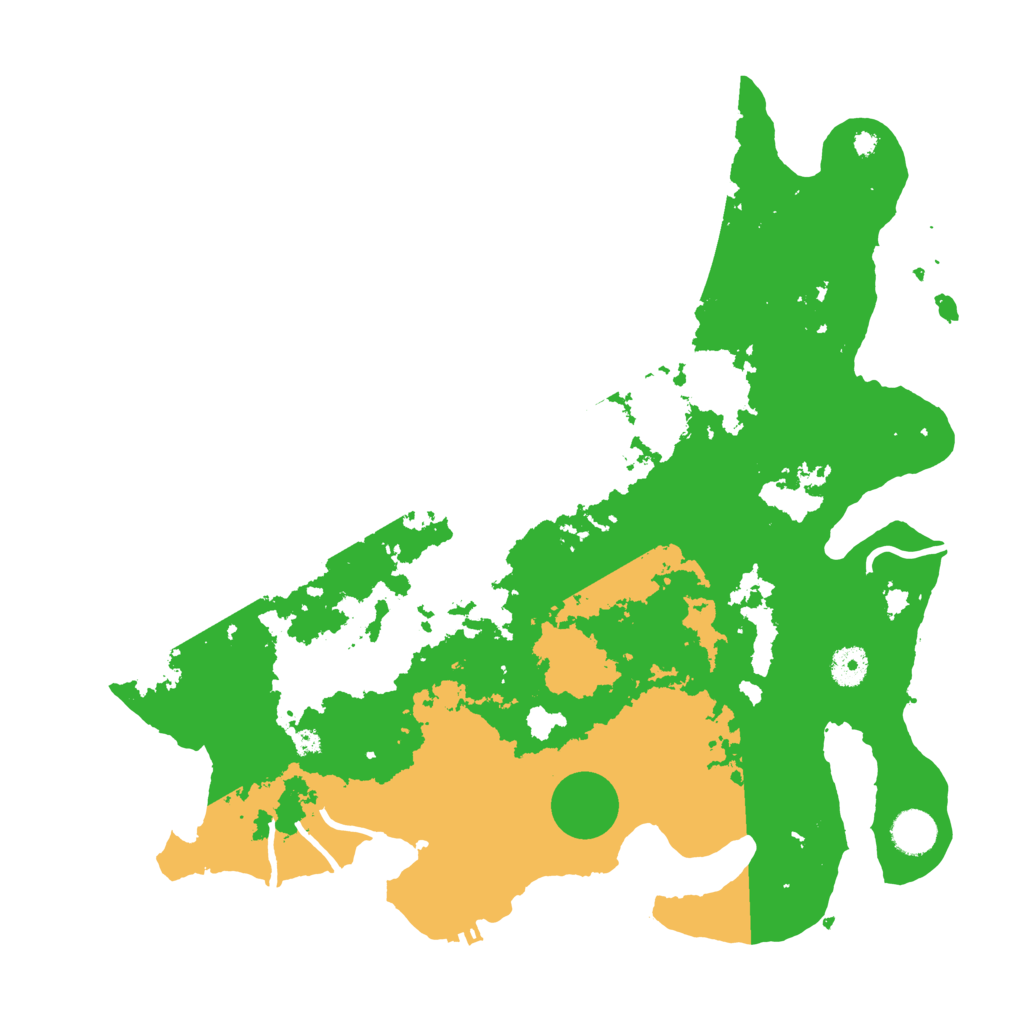 Biome Rust Map: Procedural Map, Size: 4000, Seed: 571184