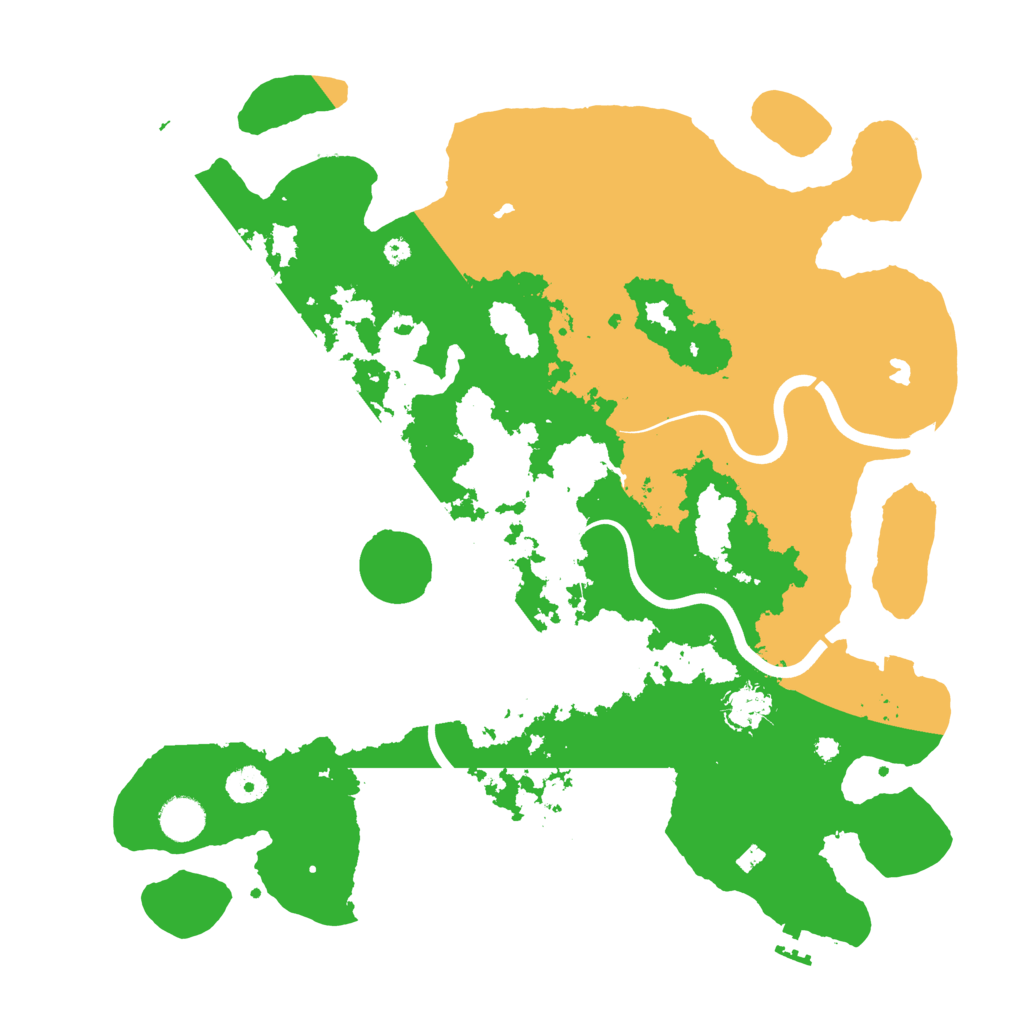Biome Rust Map: Procedural Map, Size: 4000, Seed: 51