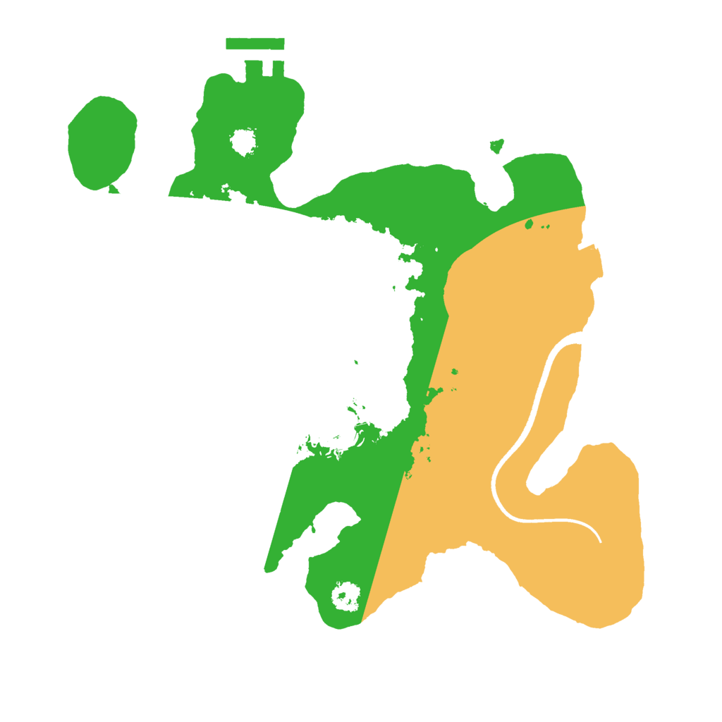 Biome Rust Map: Procedural Map, Size: 2500, Seed: 4456