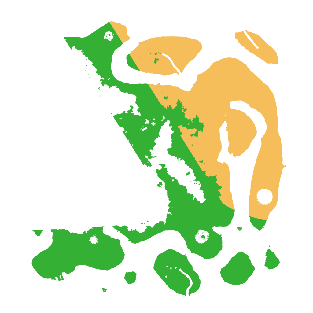 Biome Rust Map: Procedural Map, Size: 3500, Seed: 1105588989