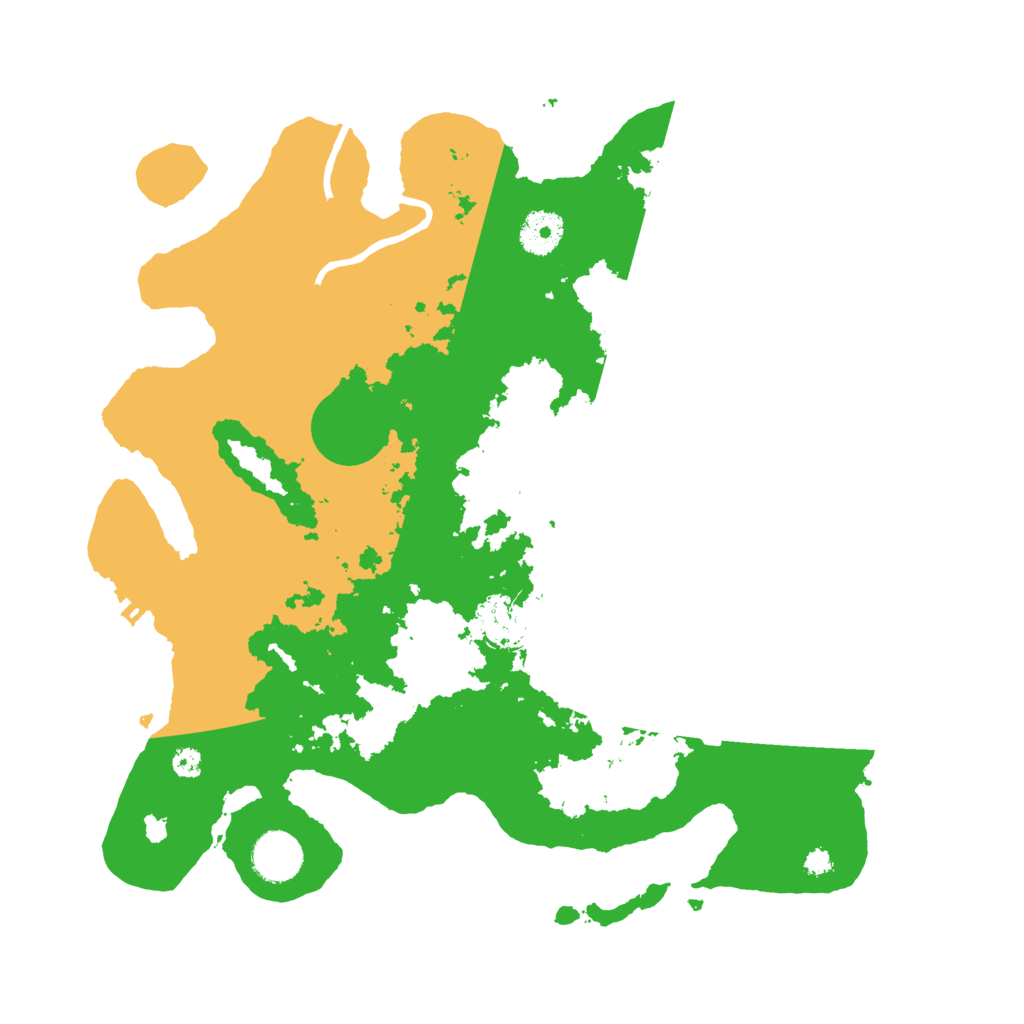 Biome Rust Map: Procedural Map, Size: 3550, Seed: 934467