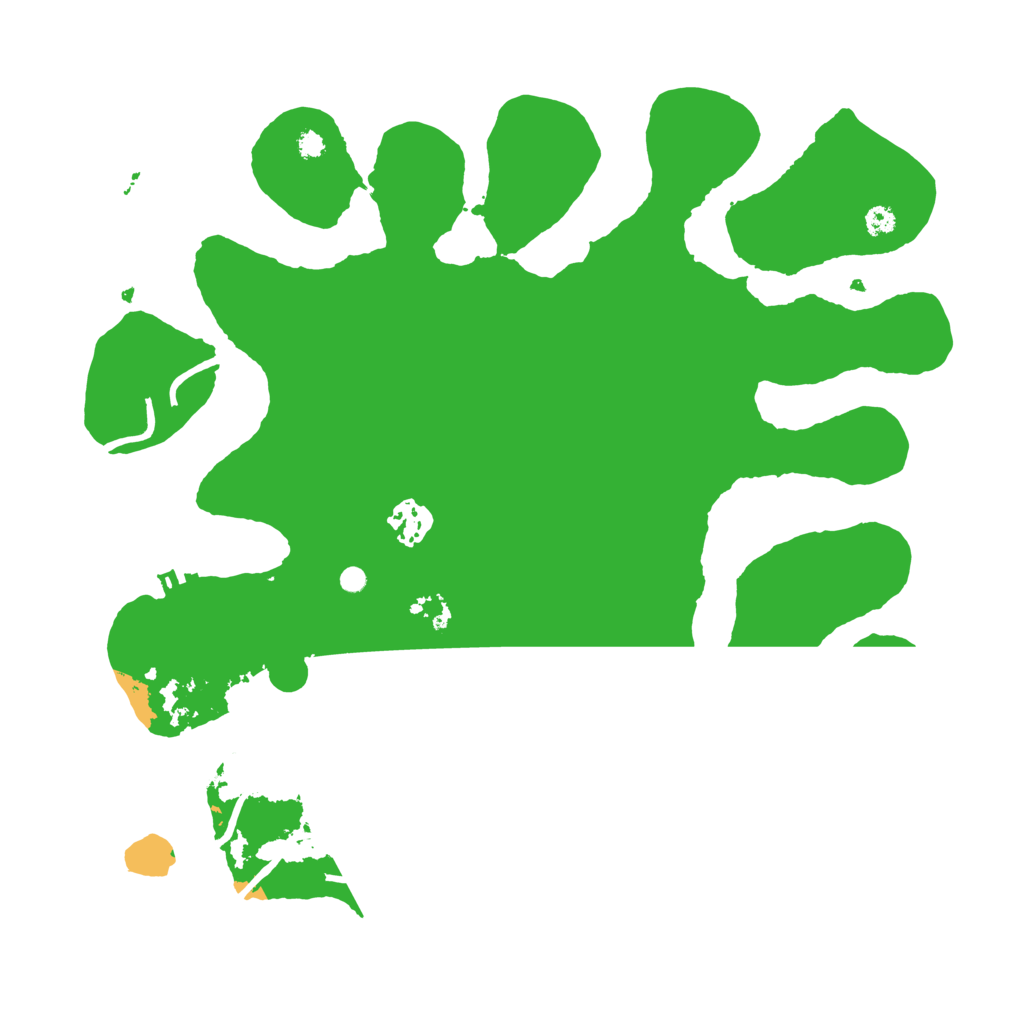 Biome Rust Map: Procedural Map, Size: 3500, Seed: 1265