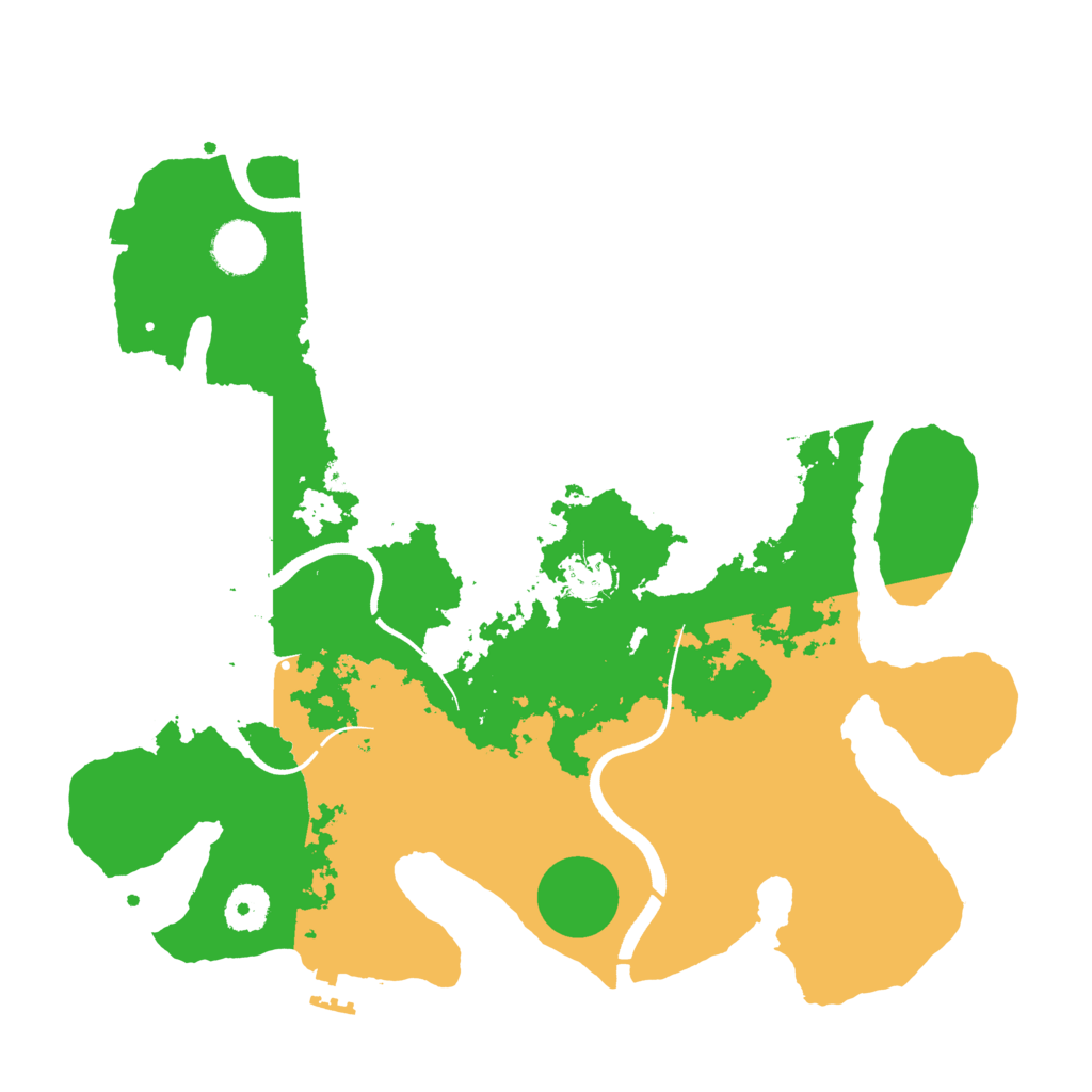 Biome Rust Map: Procedural Map, Size: 3550, Seed: 633534