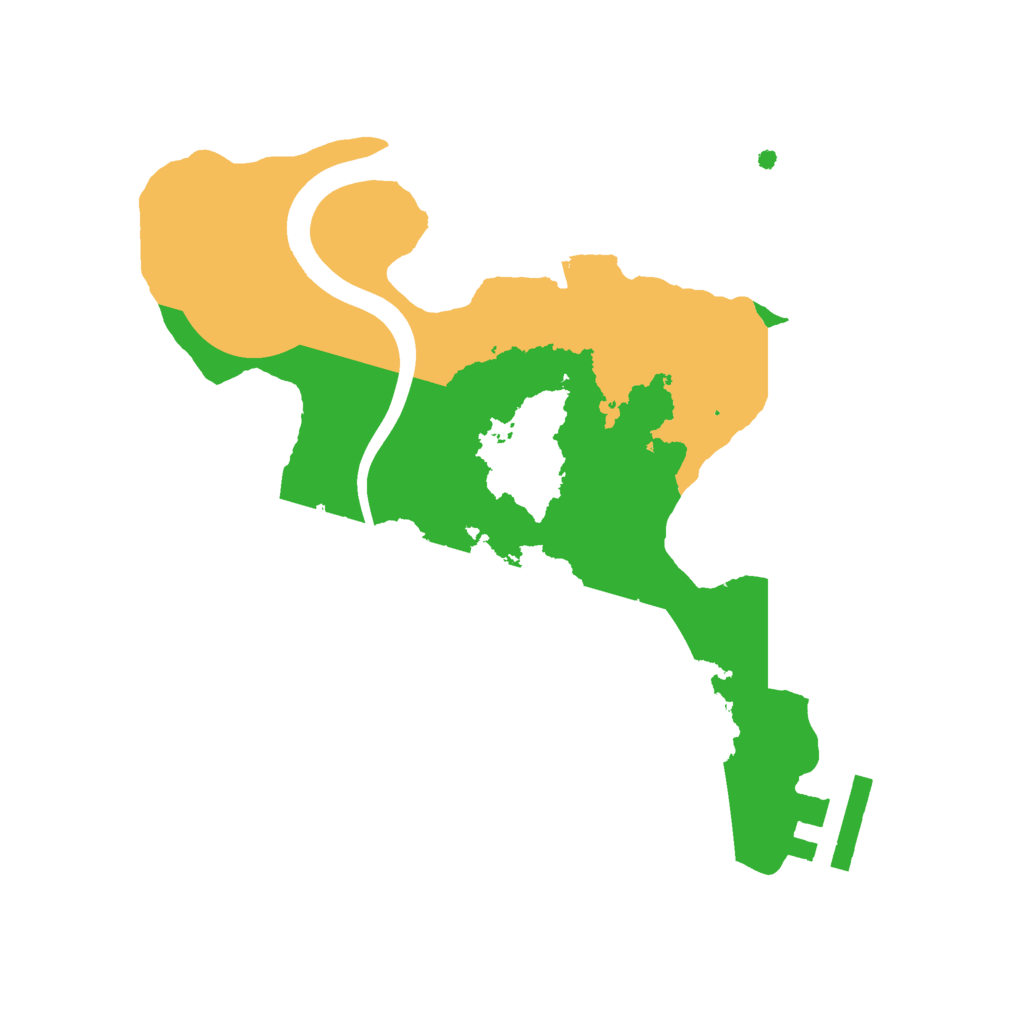 Biome Rust Map: Procedural Map, Size: 2169, Seed: 2147483647