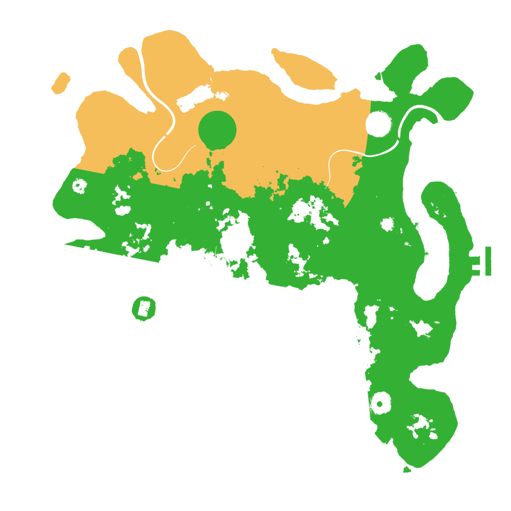 Biome Rust Map: Procedural Map, Size: 3550, Seed: 206312