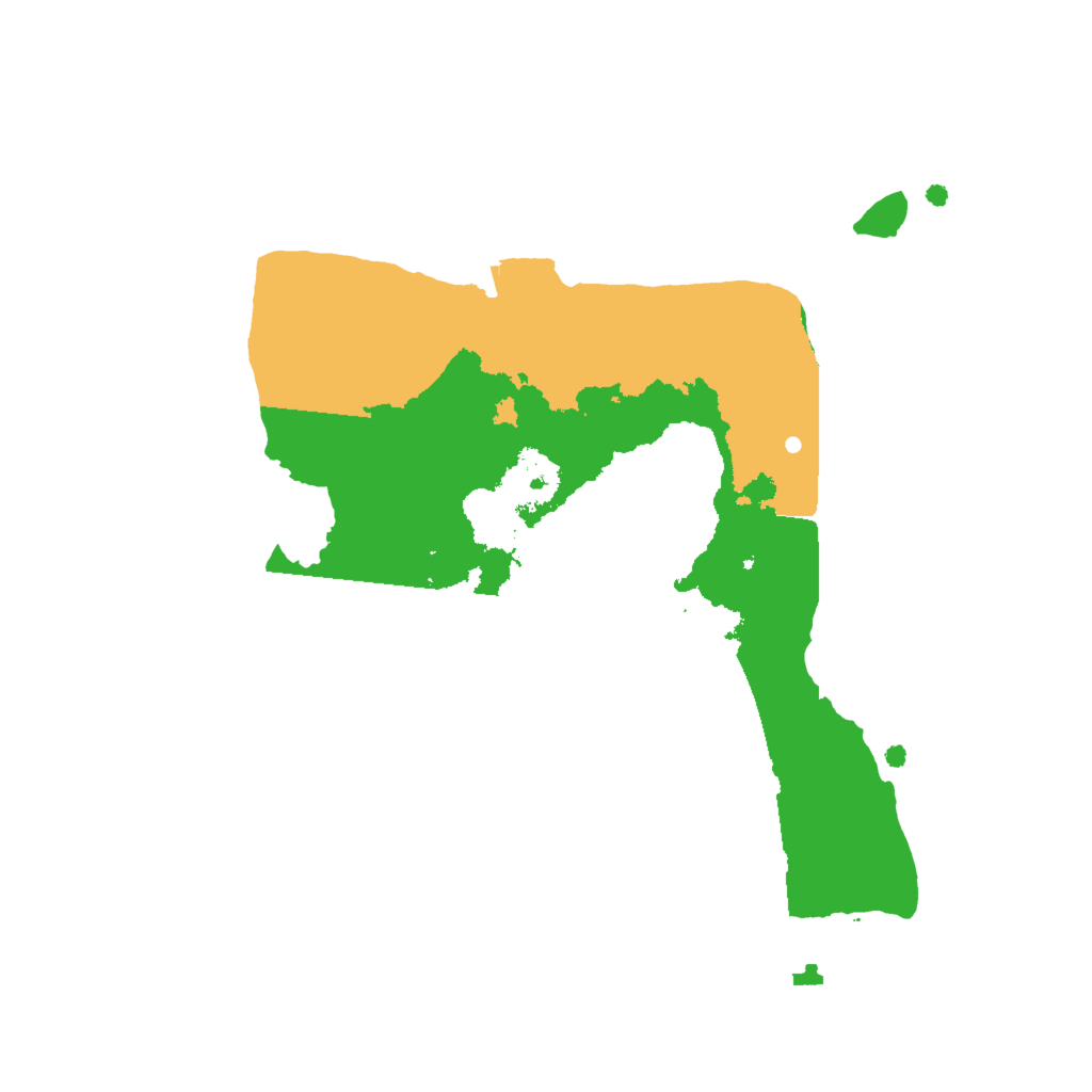 Biome Rust Map: Procedural Map, Size: 2000, Seed: 20201