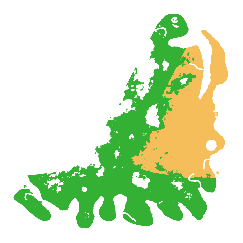 Biome Rust Map: Procedural Map, Size: 4000, Seed: 117909
