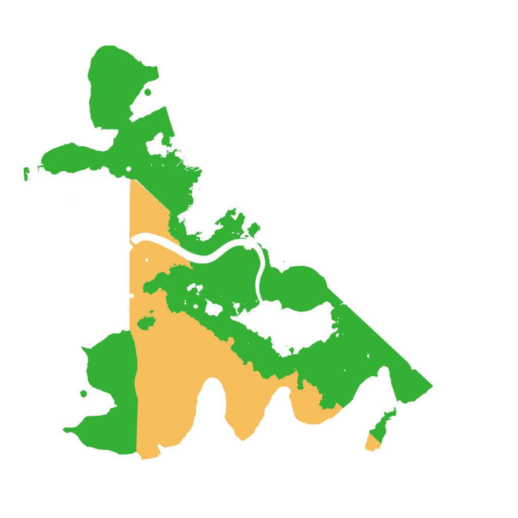 Biome Rust Map: Procedural Map, Size: 3000, Seed: 54774779