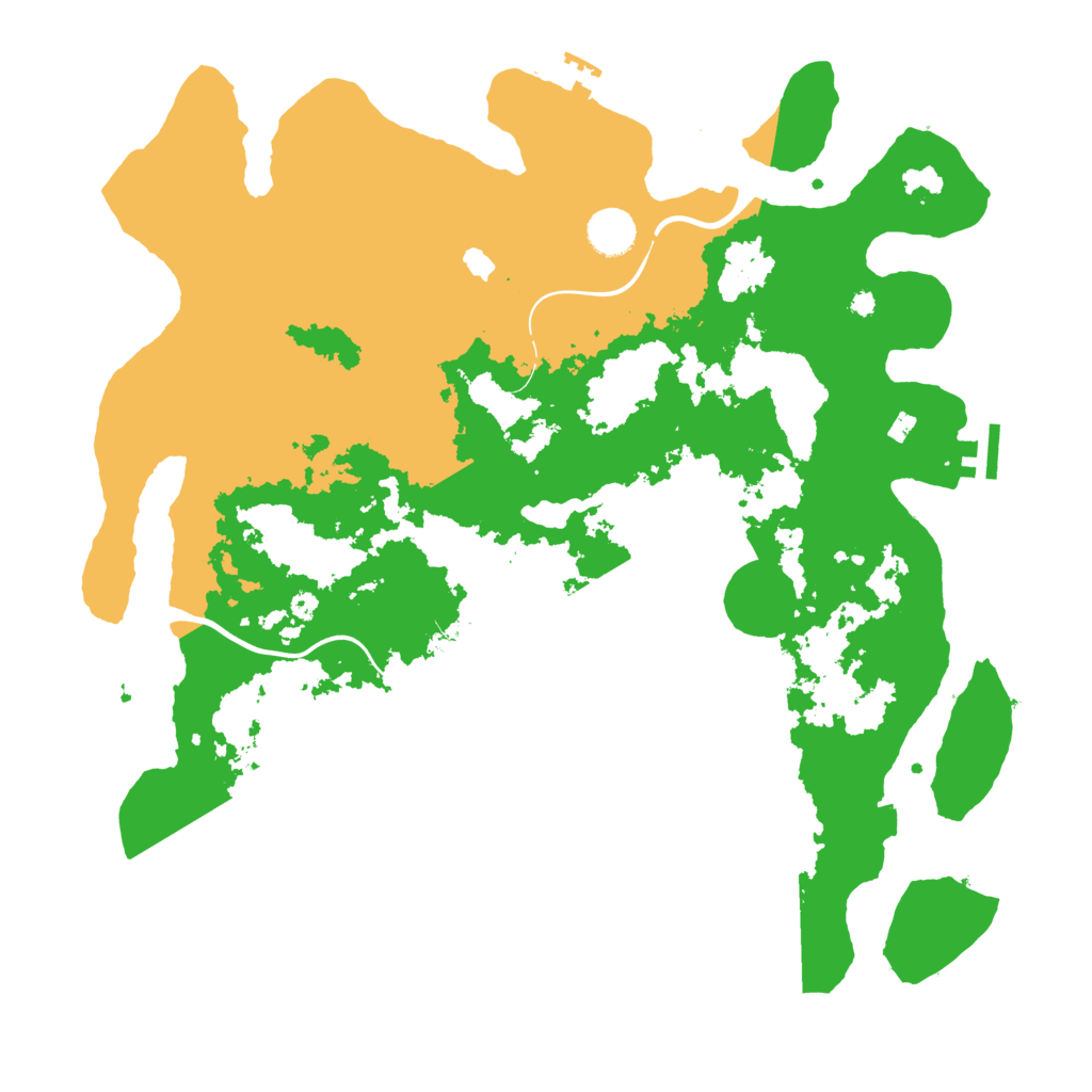 Biome Rust Map: Procedural Map, Size: 4000, Seed: 391068