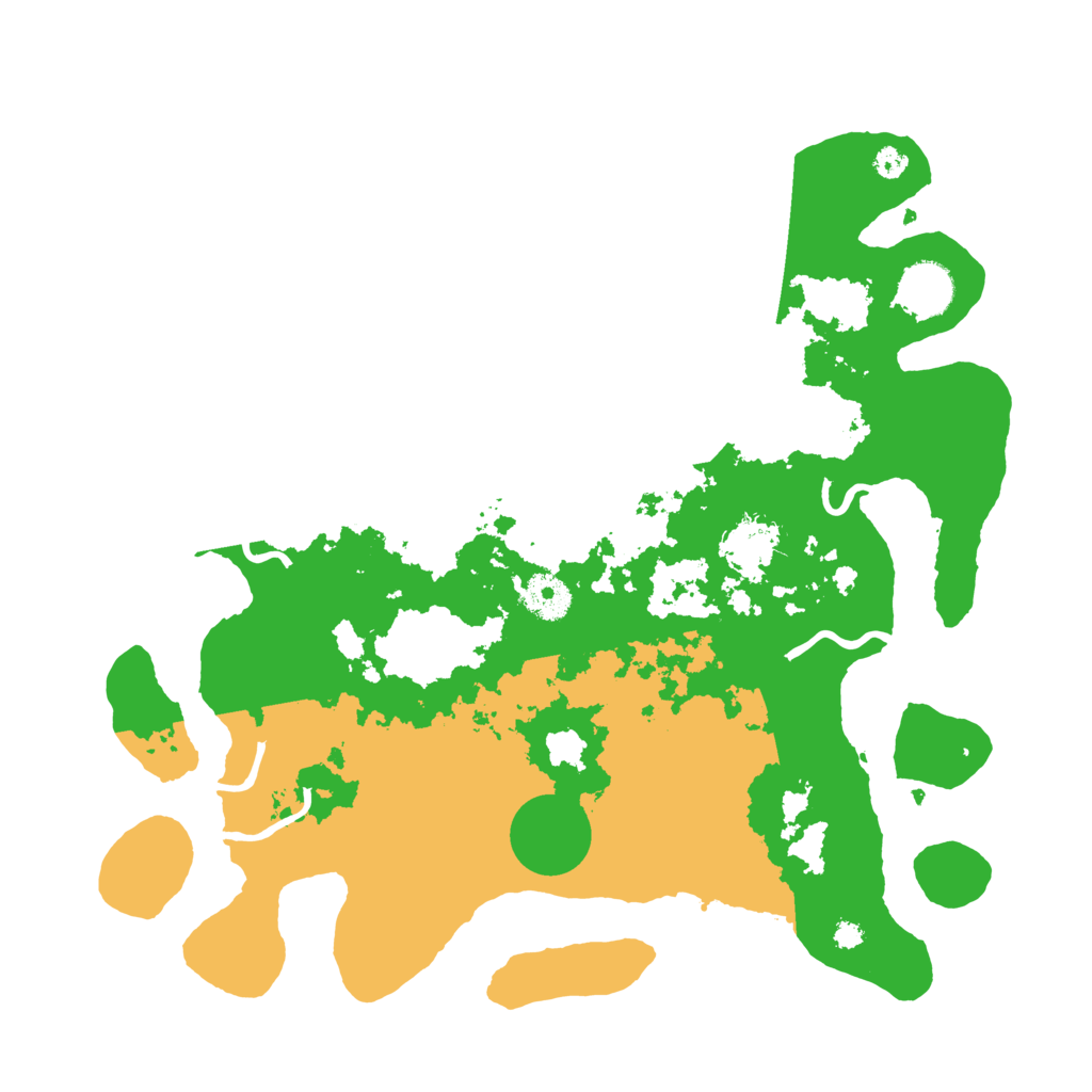 Biome Rust Map: Procedural Map, Size: 3550, Seed: 22027