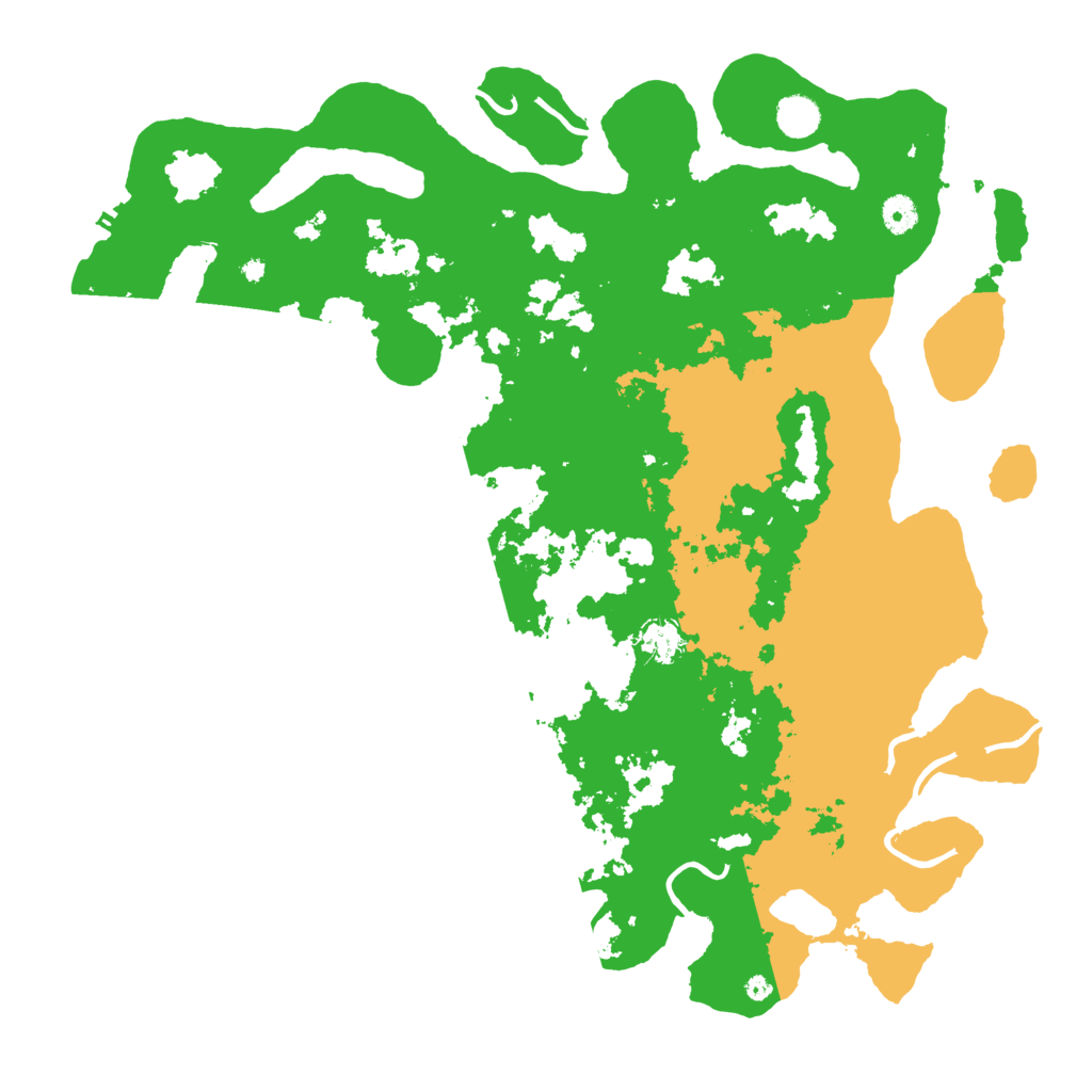 Biome Rust Map: Procedural Map, Size: 4500, Seed: 1195272299