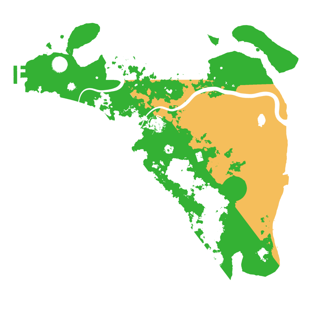 Biome Rust Map: Procedural Map, Size: 3550, Seed: 823150