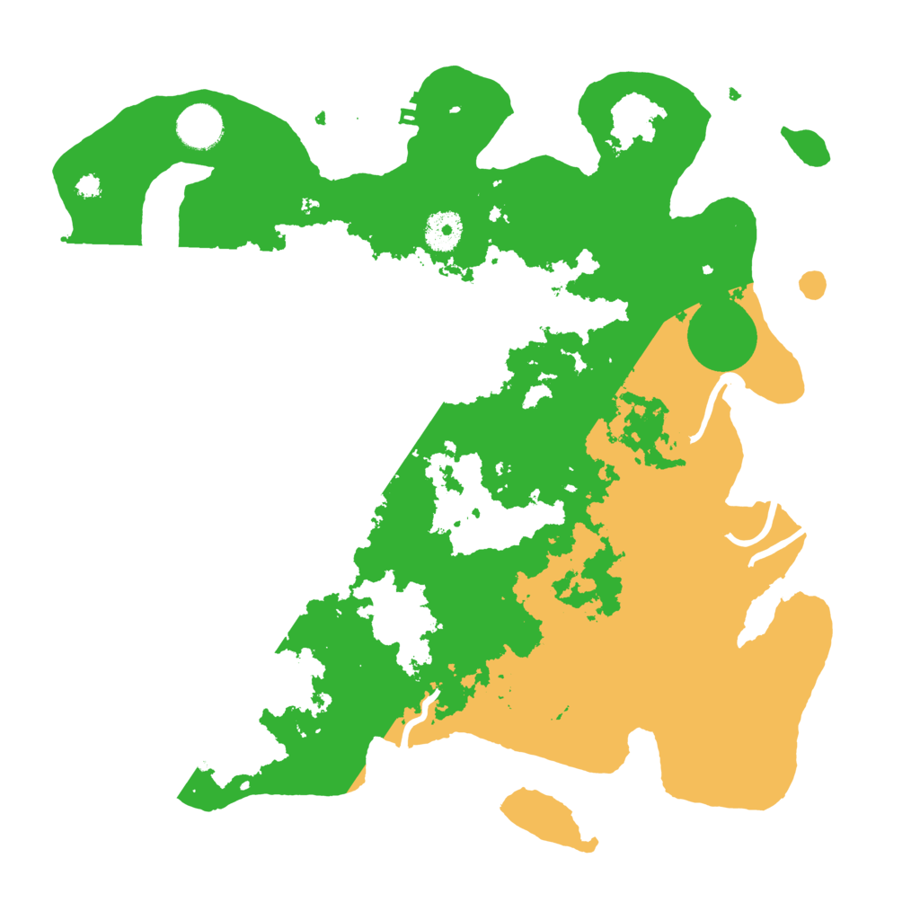 Biome Rust Map: Procedural Map, Size: 3550, Seed: 885422