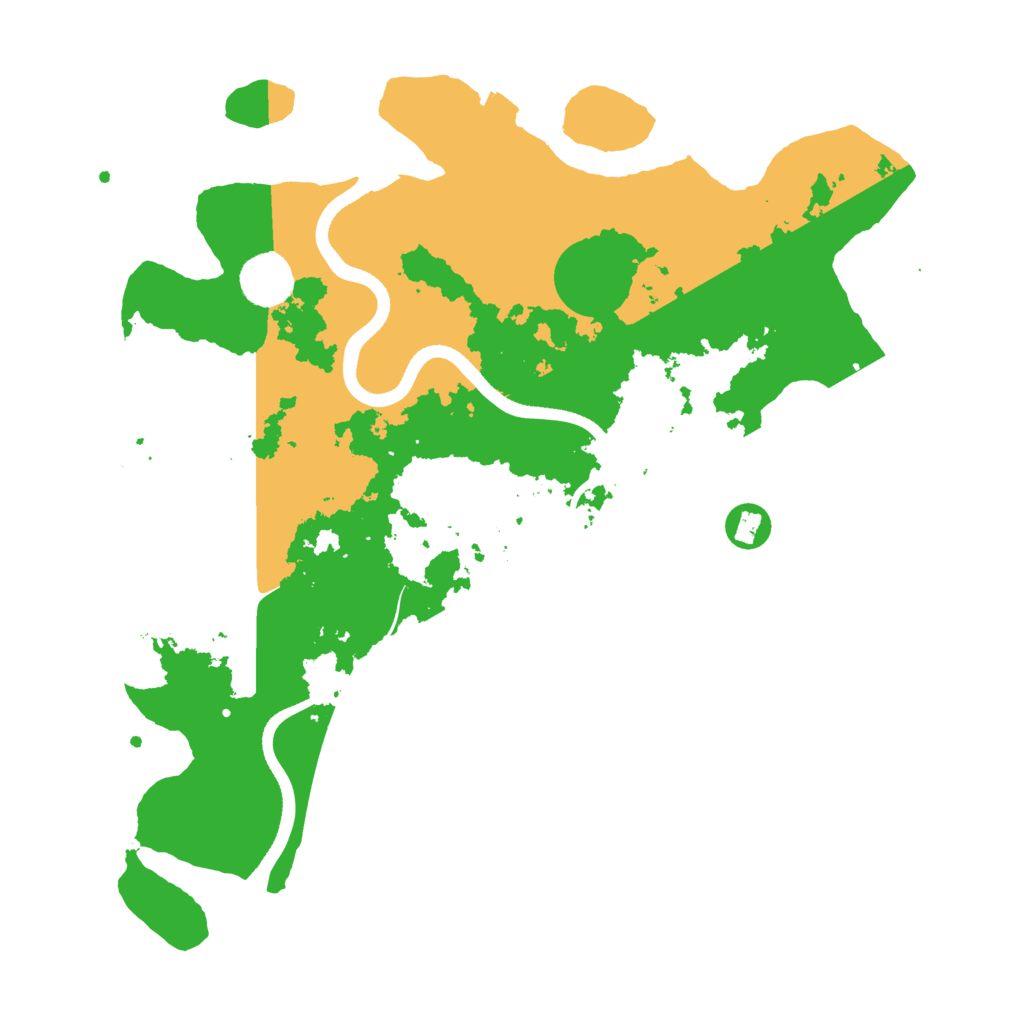 Biome Rust Map: Procedural Map, Size: 3550, Seed: 850247