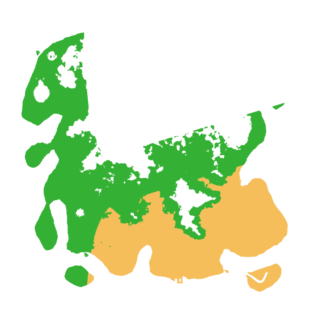 Biome Rust Map: Procedural Map, Size: 3550, Seed: 339117