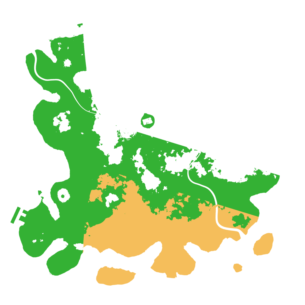 Biome Rust Map: Procedural Map, Size: 3550, Seed: 454739