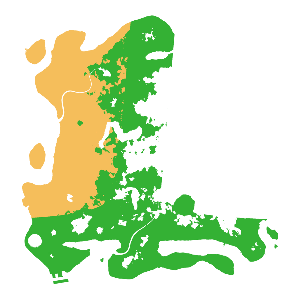 Biome Rust Map: Procedural Map, Size: 4000, Seed: 974863