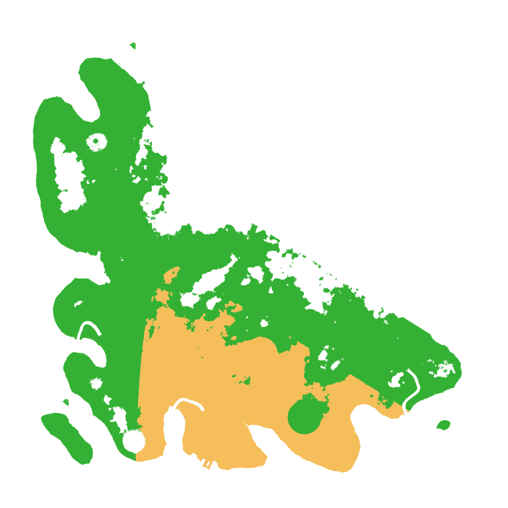 Biome Rust Map: Procedural Map, Size: 4000, Seed: 621859