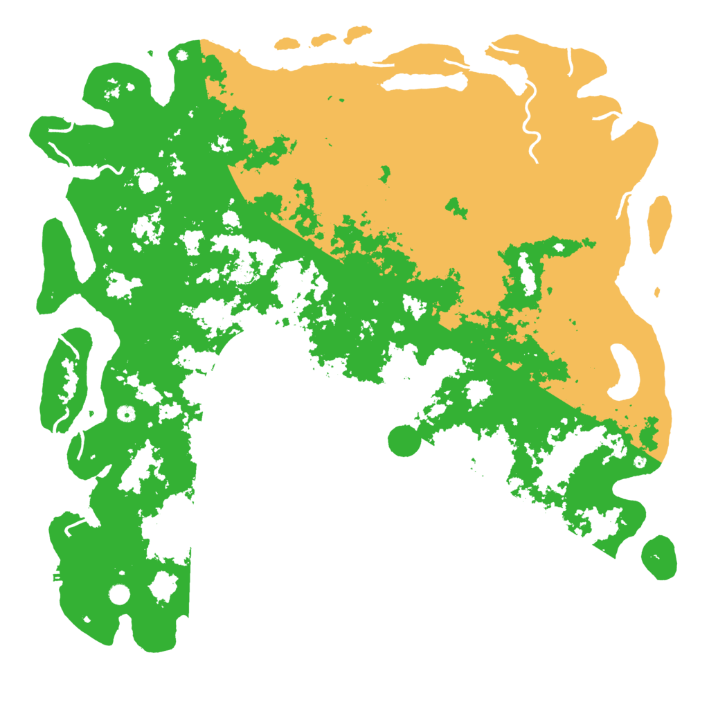 Biome Rust Map: Procedural Map, Size: 6000, Seed: 84672055