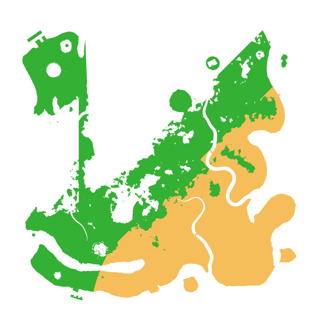 Biome Rust Map: Procedural Map, Size: 3850, Seed: 156268346