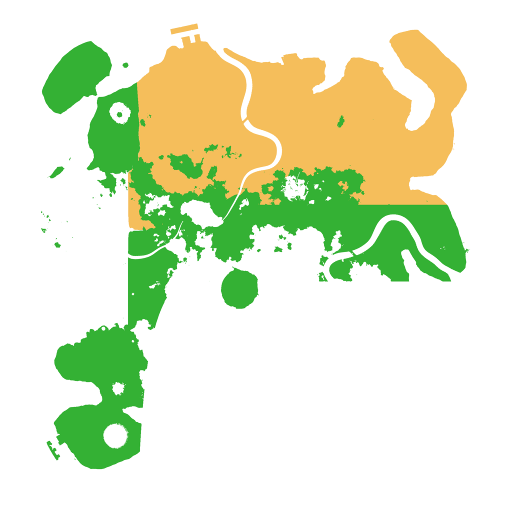 Biome Rust Map: Procedural Map, Size: 3750, Seed: 55479302