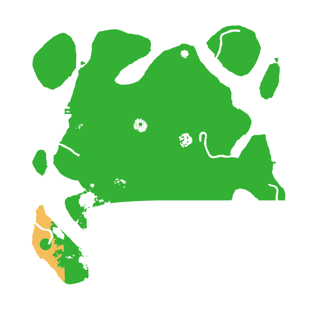 Biome Rust Map: Procedural Map, Size: 3550, Seed: 995883