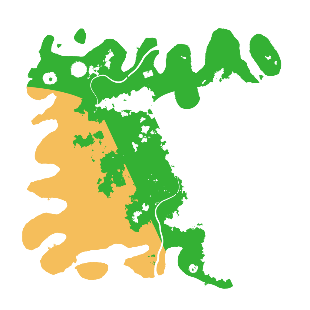 Biome Rust Map: Procedural Map, Size: 3500, Seed: 858059724
