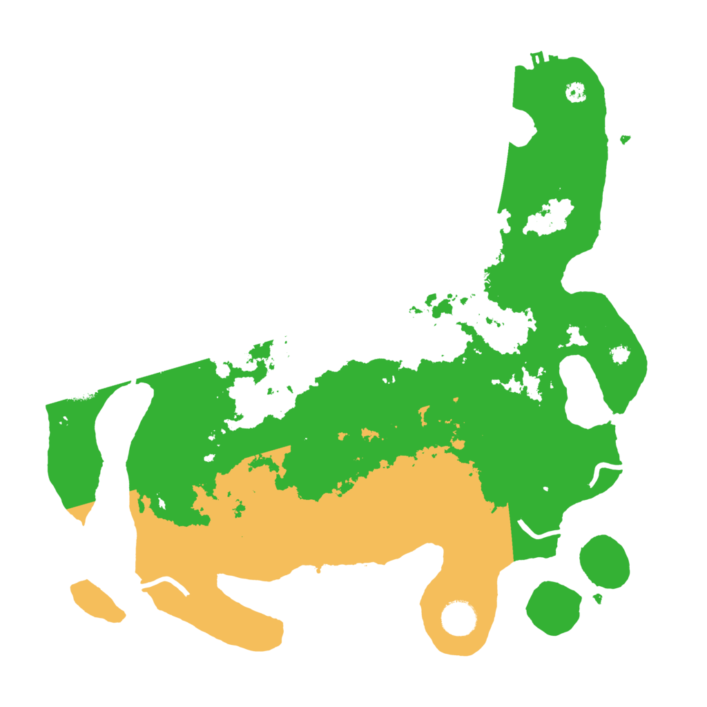 Biome Rust Map: Procedural Map, Size: 3550, Seed: 275691