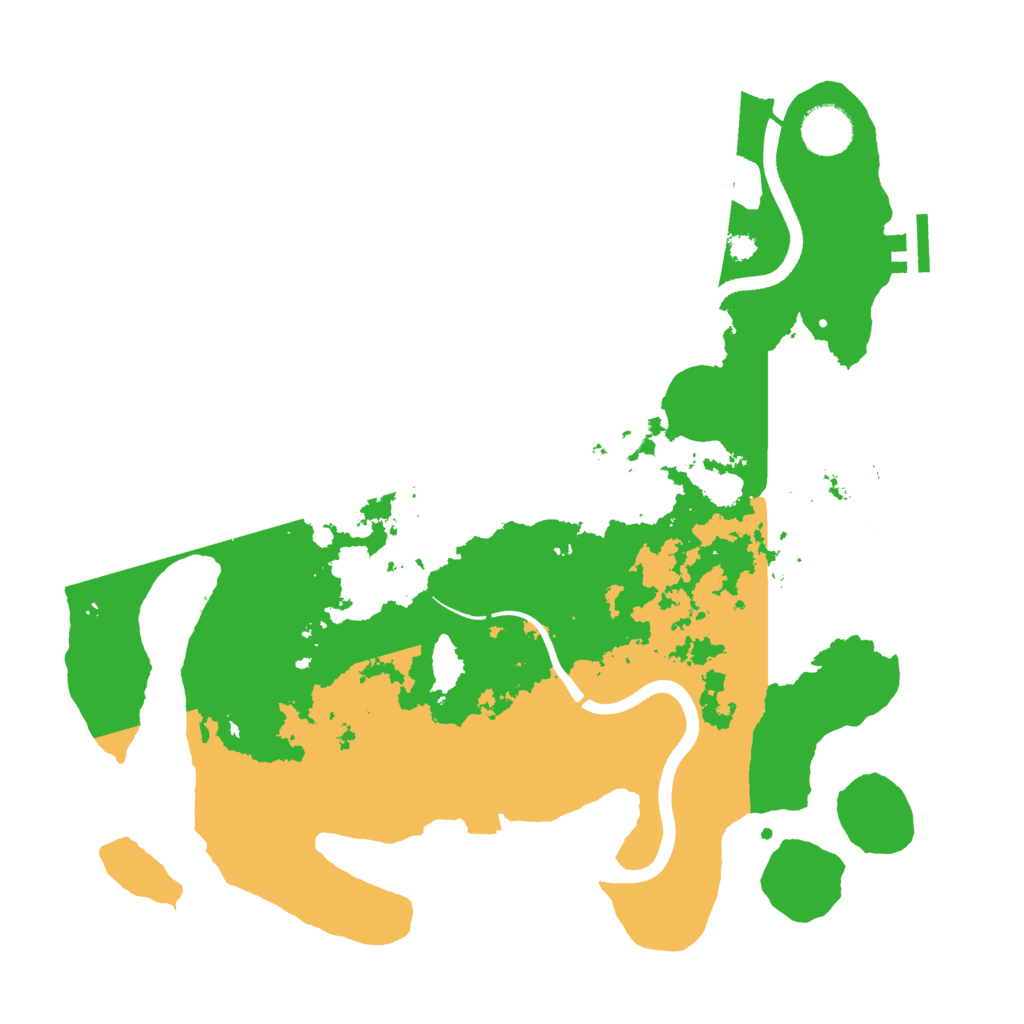 Biome Rust Map: Procedural Map, Size: 3550, Seed: 275691