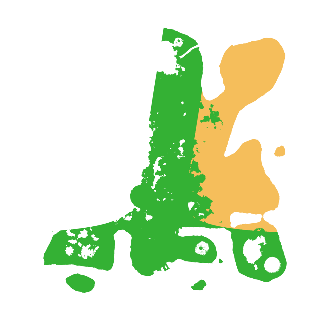 Biome Rust Map: Procedural Map, Size: 3550, Seed: 226320