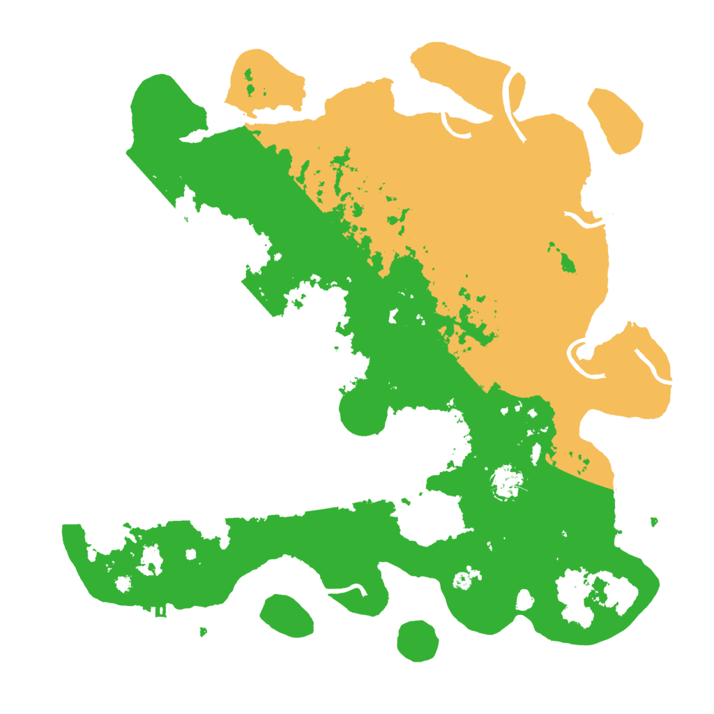 Biome Rust Map: Procedural Map, Size: 4000, Seed: 25617