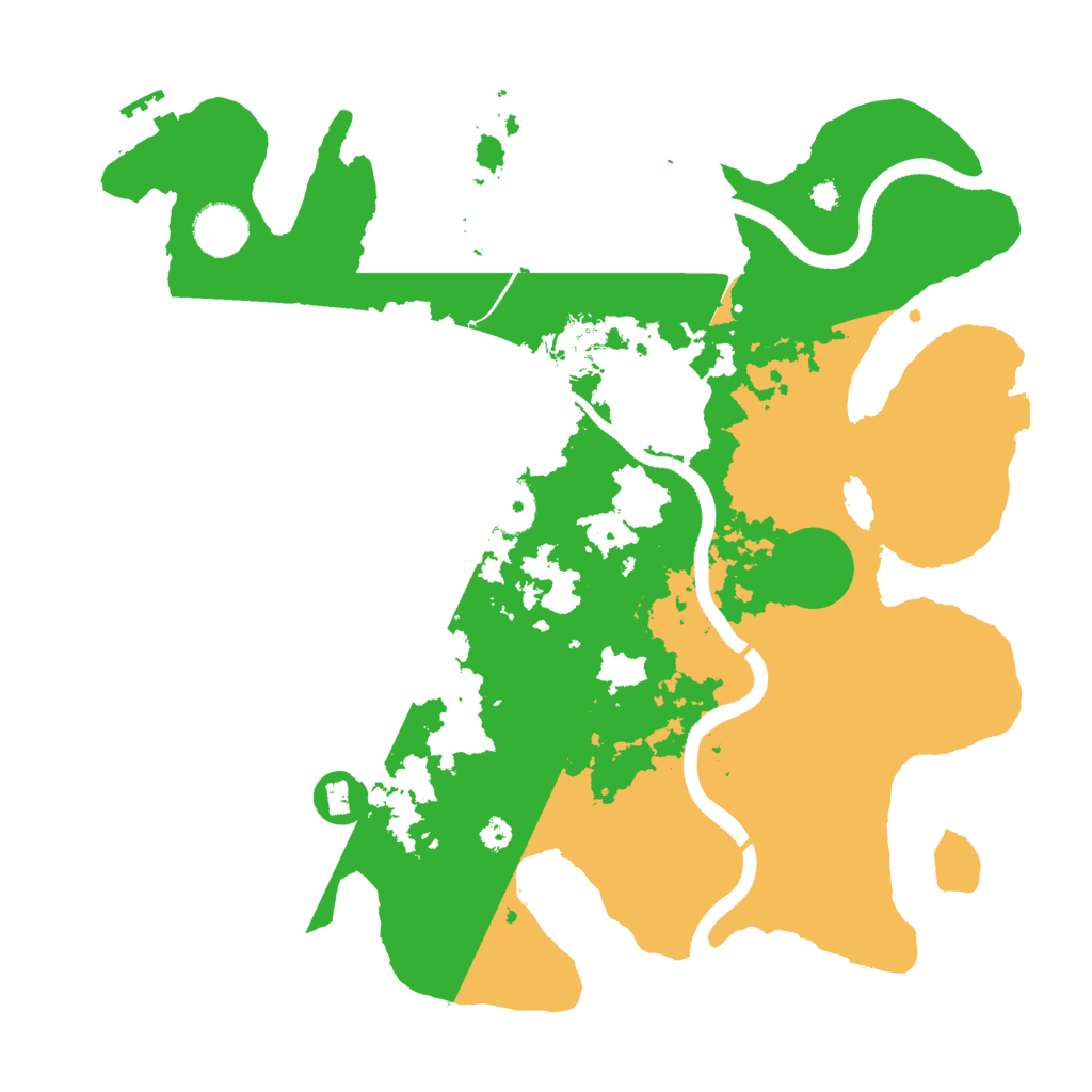 Biome Rust Map: Procedural Map, Size: 3550, Seed: 339229