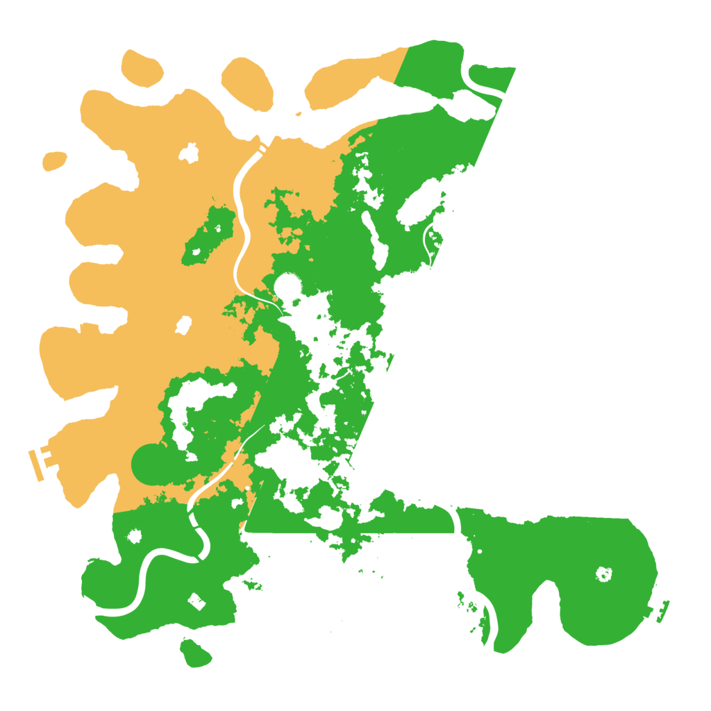 Biome Rust Map: Procedural Map, Size: 4500, Seed: 690997914