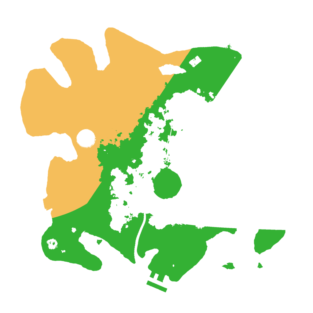 Biome Rust Map: Procedural Map, Size: 3000, Seed: 2183001