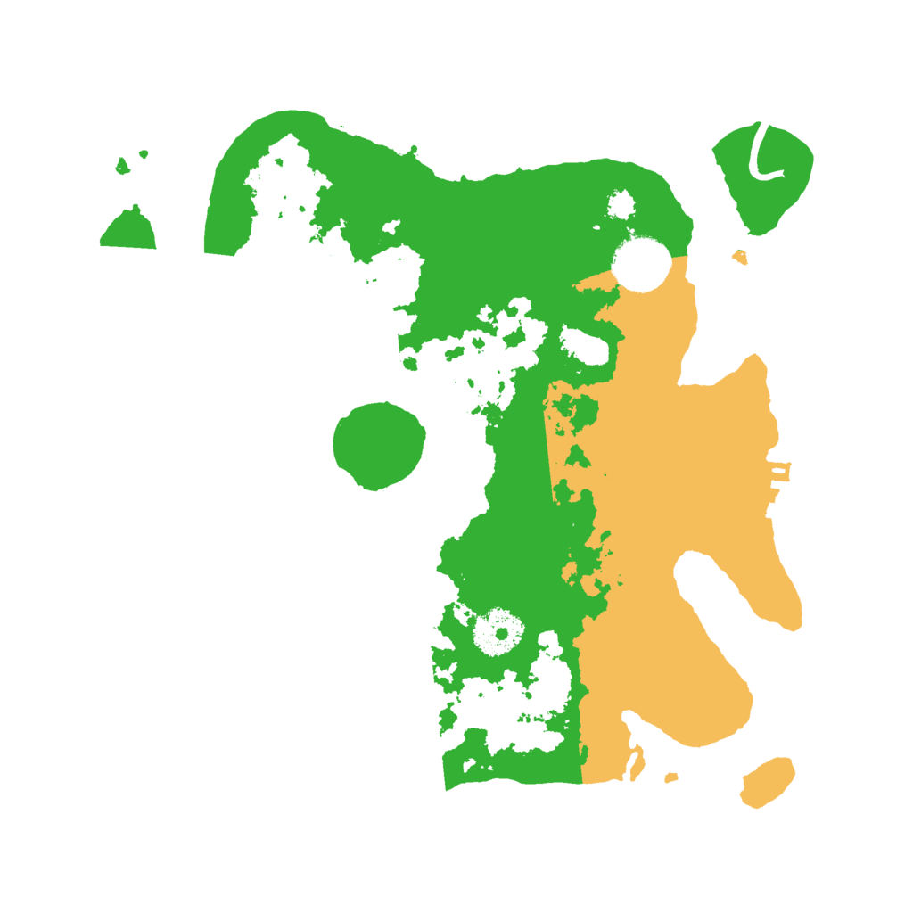 Biome Rust Map: Procedural Map, Size: 2900, Seed: 17777
