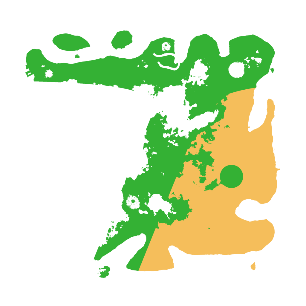 Biome Rust Map: Procedural Map, Size: 3500, Seed: 325628119