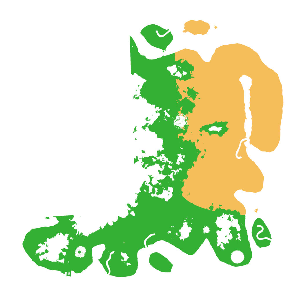 Biome Rust Map: Procedural Map, Size: 4000, Seed: 52305