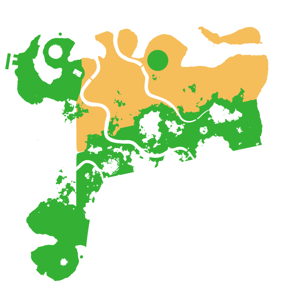 Biome Rust Map: Procedural Map, Size: 3850, Seed: 135668857