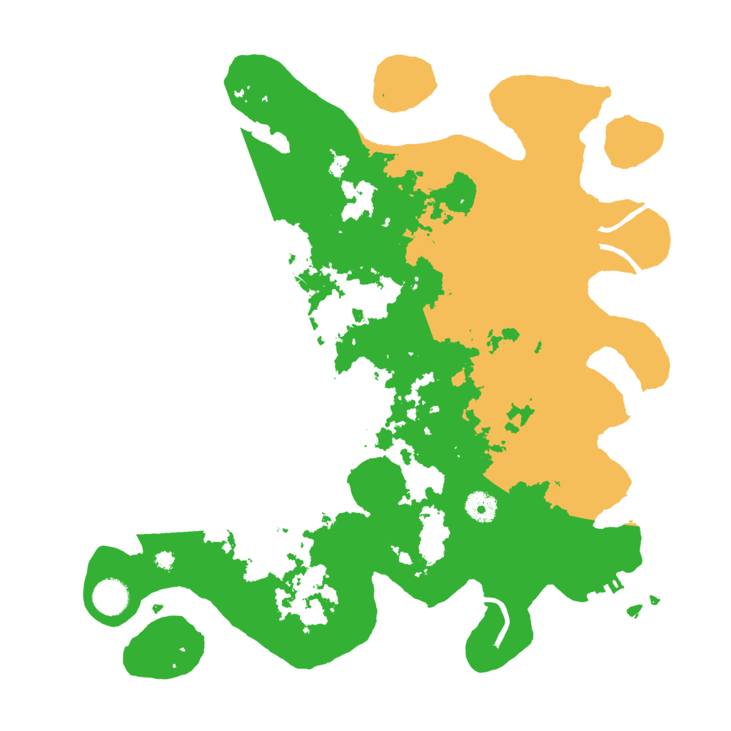 Biome Rust Map: Procedural Map, Size: 3550, Seed: 637102