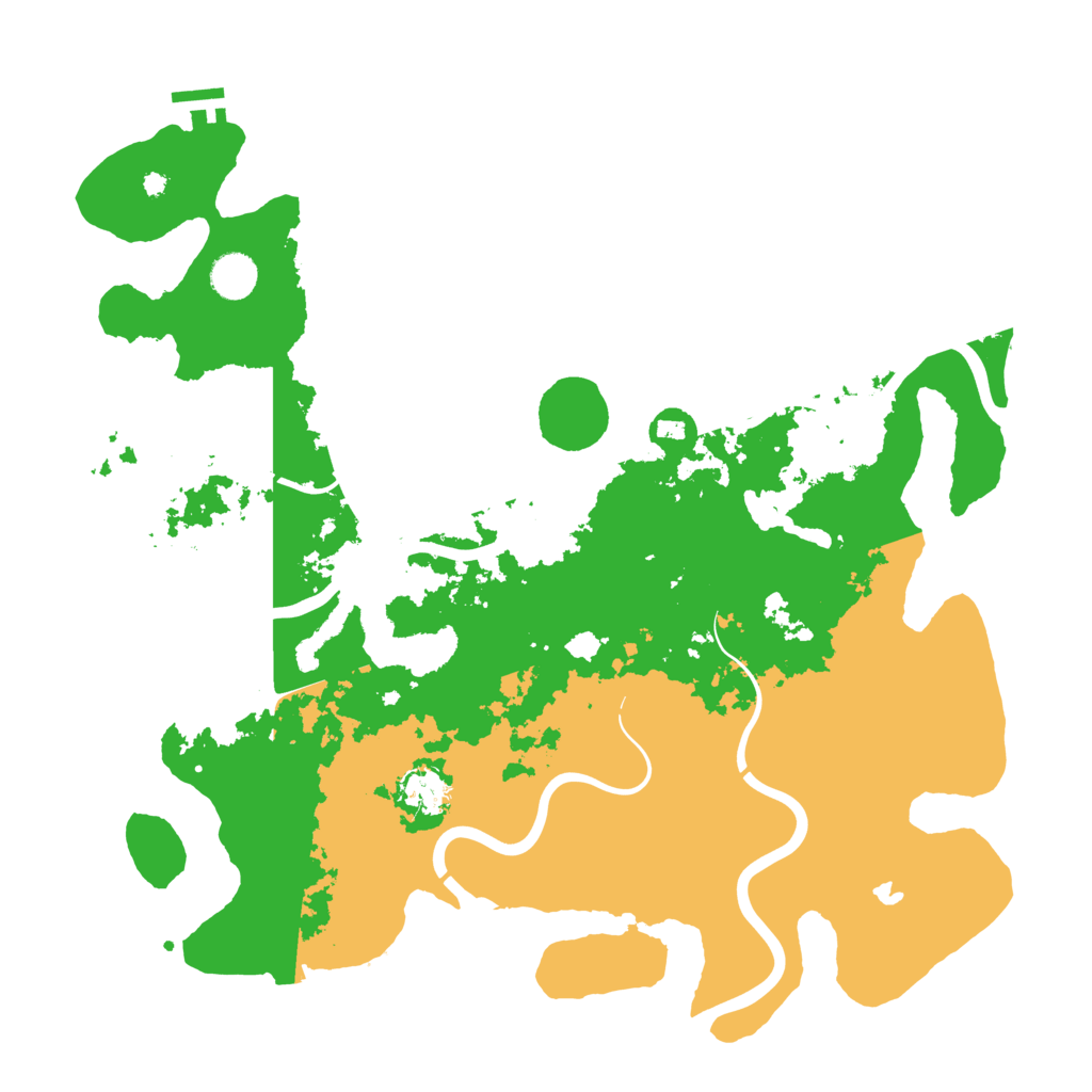 Biome Rust Map: Procedural Map, Size: 4200, Seed: 65