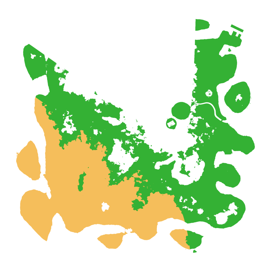 Biome Rust Map: Procedural Map, Size: 4000, Seed: 663477