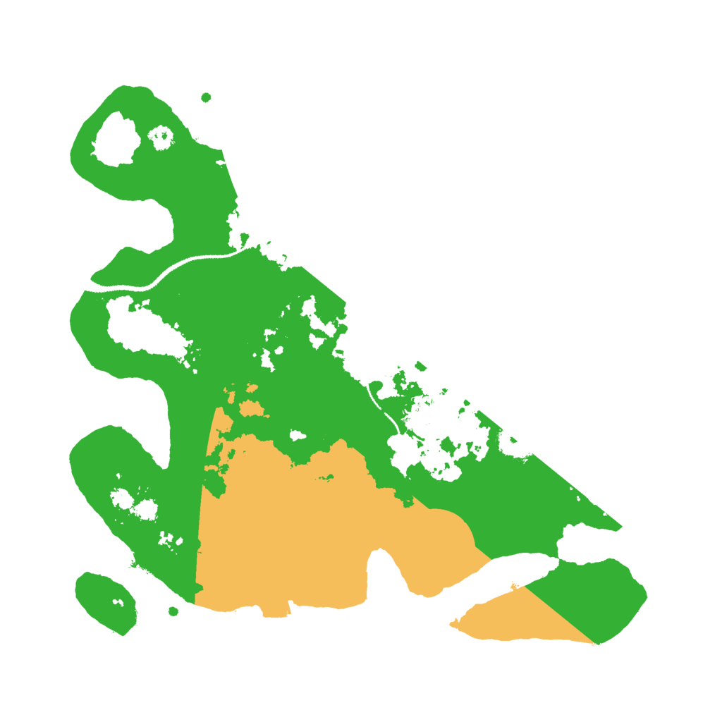 Biome Rust Map: Procedural Map, Size: 3000, Seed: 559105