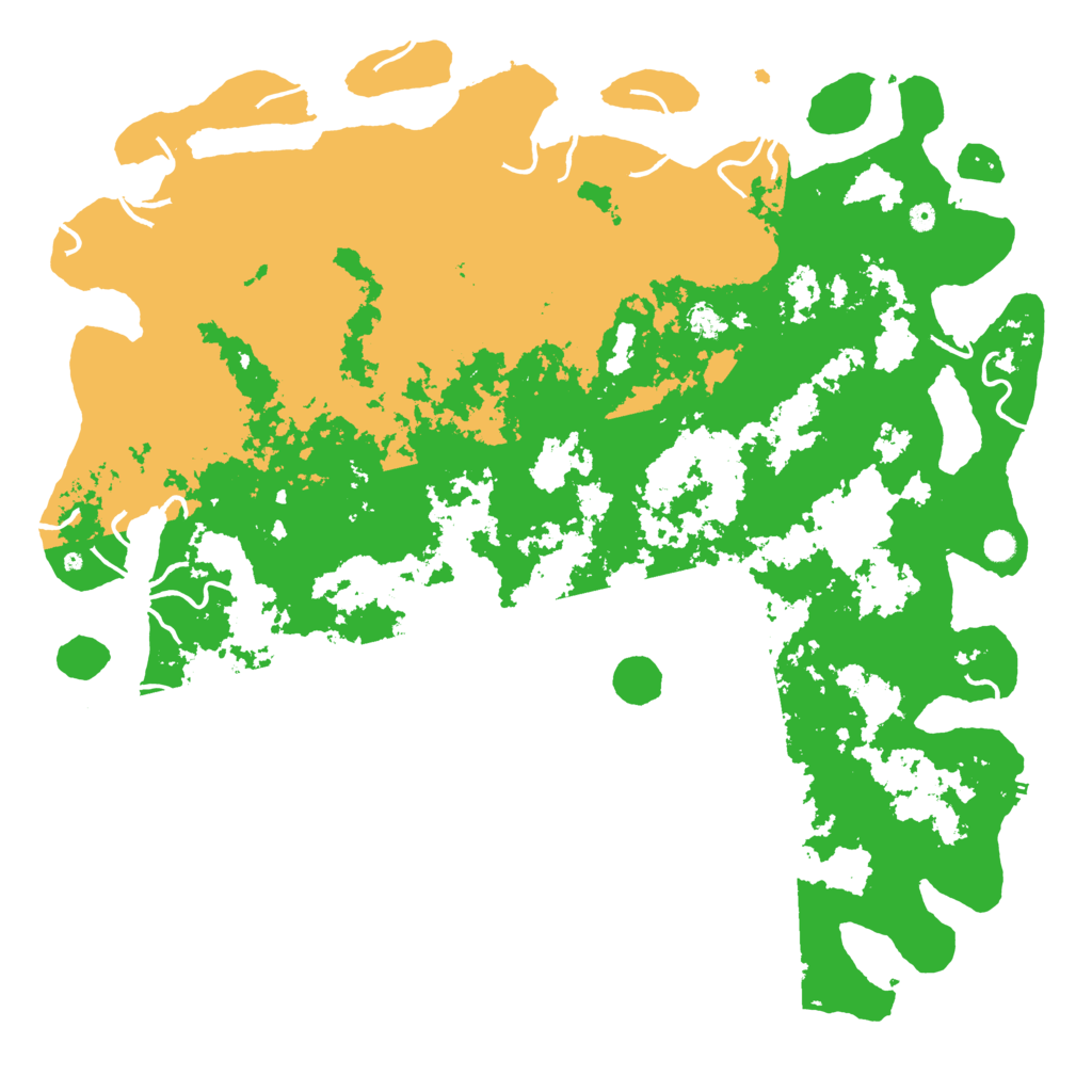 Biome Rust Map: Procedural Map, Size: 6000, Seed: 89798751