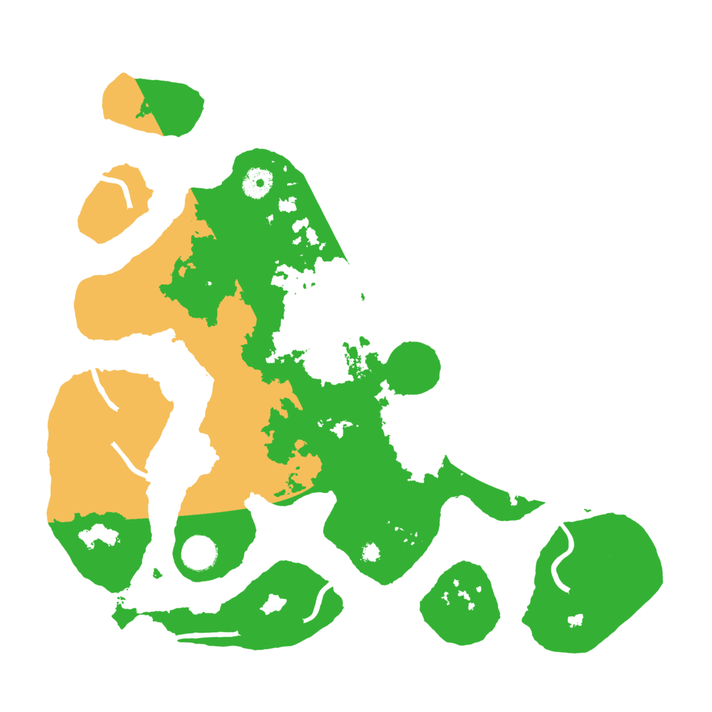 Biome Rust Map: Procedural Map, Size: 3550, Seed: 707062