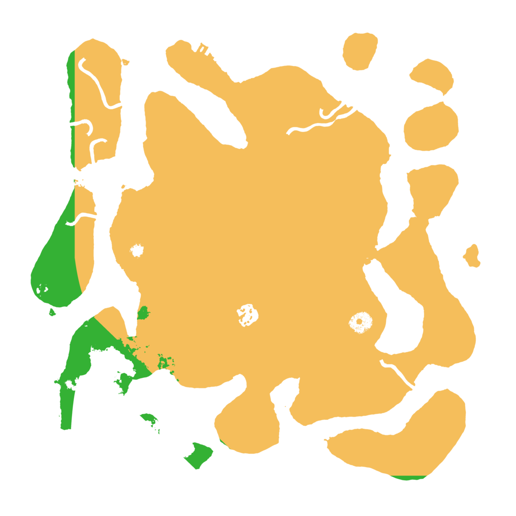 Biome Rust Map: Procedural Map, Size: 3600, Seed: 222993066